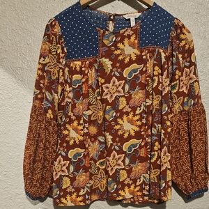 Floral Long Sleeve Top